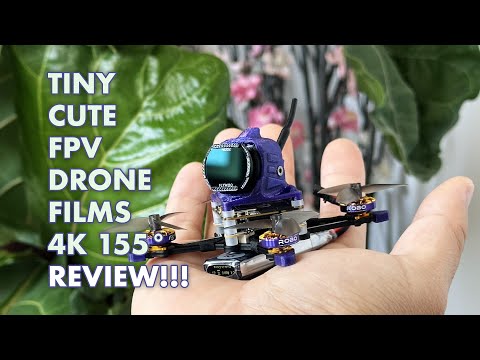 Firefly 1S Nano Baby V3 DJI O4 155° Wide Angle Review! Cute FPV Drone Under 60 grams and Films 4K!