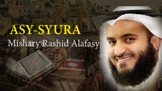 Download lagu Surat ASY SYURA -  Syaikh Mishary Rashid Alafasy arab, latin, & terjemah mp3
