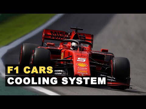 F1 cars cooling system