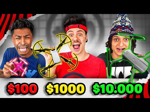 DRONE DE R$10, R$100, R$1000