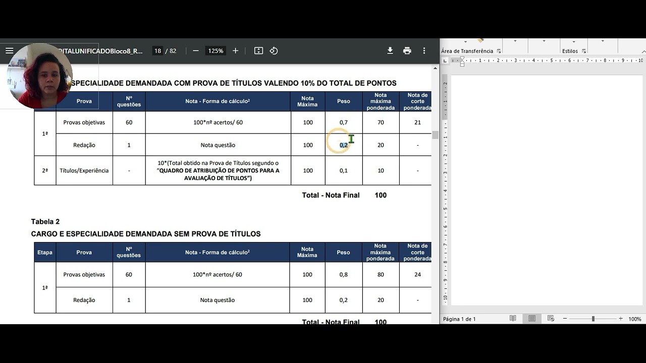 Cálculo da nota Bloco 8. #cnu #bloco8 #concursos