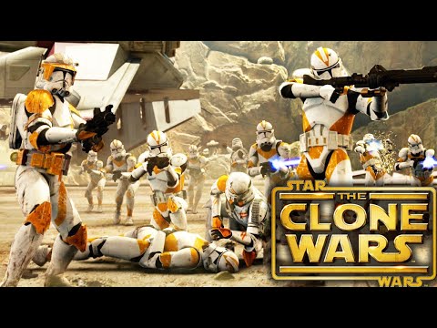 The Battle of Geonosis: Clone Troopers vs CIS Battle Droids - Star Wars Battlefront 2 (PS5)