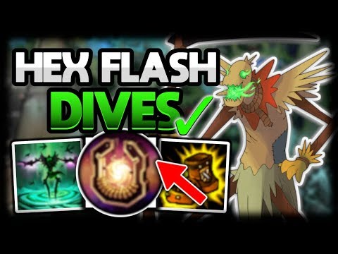 Hex Flash OP Tower Dives Pre 6 Fiddlesticks JUNGLE - Fiddlesticks Commentary Guide