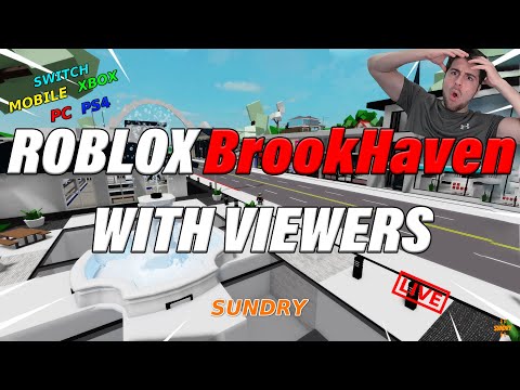 🔴24/7 BrookHaven RP Playing With Viewers | Private BrookHaven Server | Xbox PS4 PC Mobile | (ReRun)
