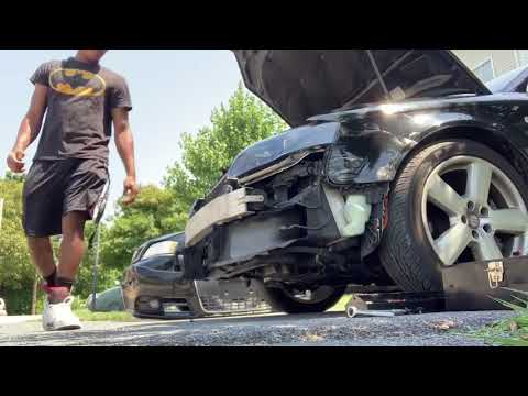 Rebuilding The Audi A4 Ep. 1 Radiator Support Removal