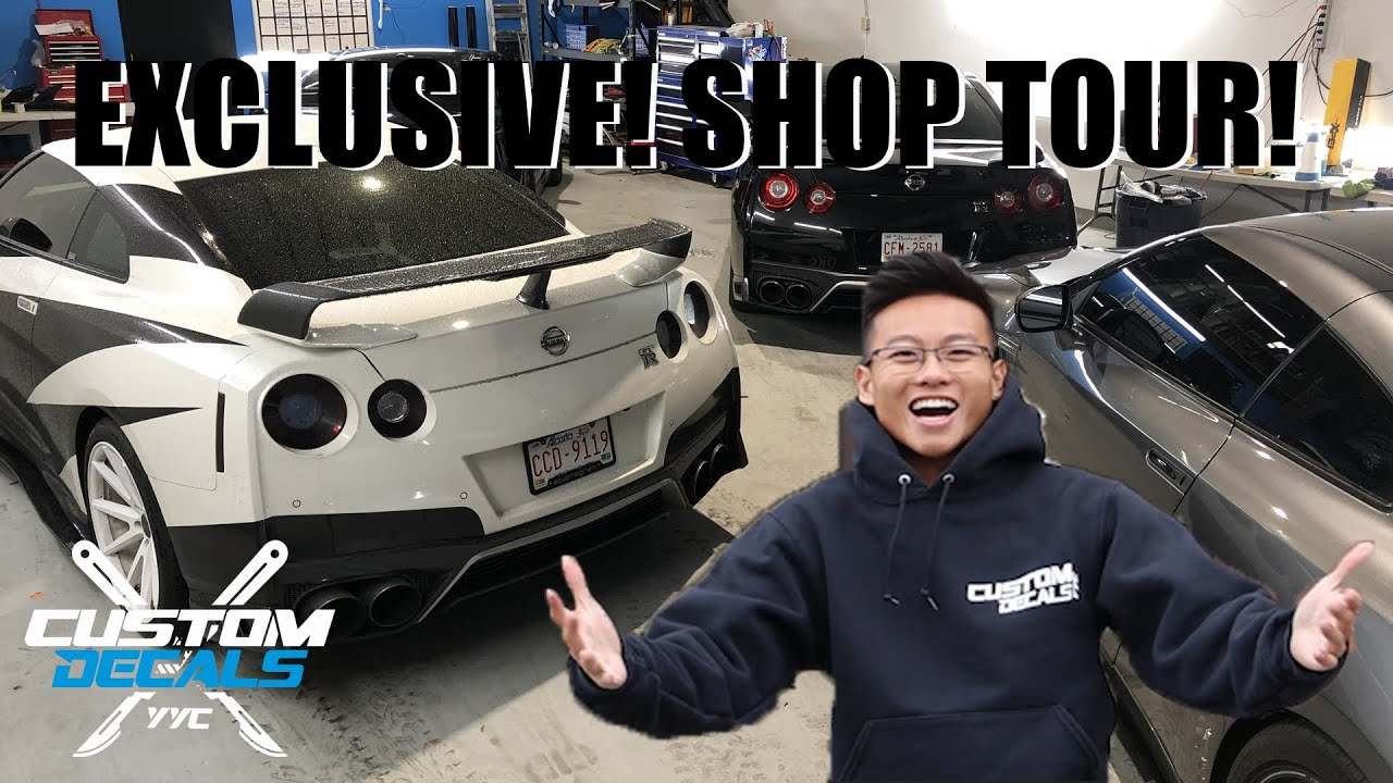 EXCLUSIVE SHOP TOUR AT CUSTOM DECALS YYC 2020!