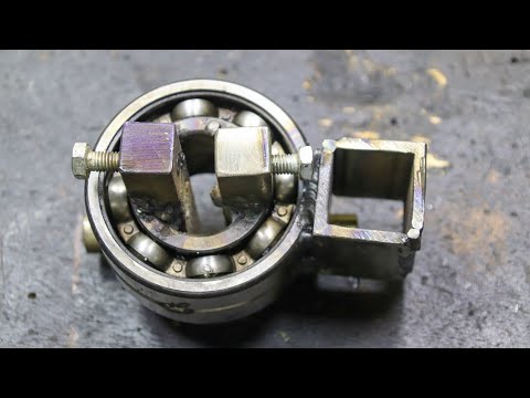 AMAZING IDEA | for metal work | with bearing Video