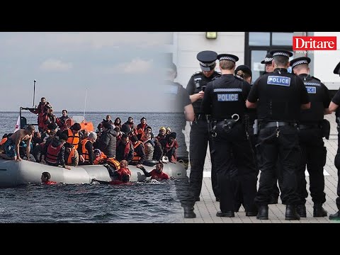 Pse vini në Angli? Çfarë i thonë policisë, shqiptarët e gomoneve! | Shqip nga Rudina Xhunga