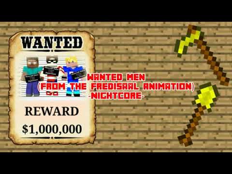 Krisbrine X Frostbrine Minecraft Nightcore - Nightcore In Minecraft Parody - Wanted Men From Fredisaal Animation