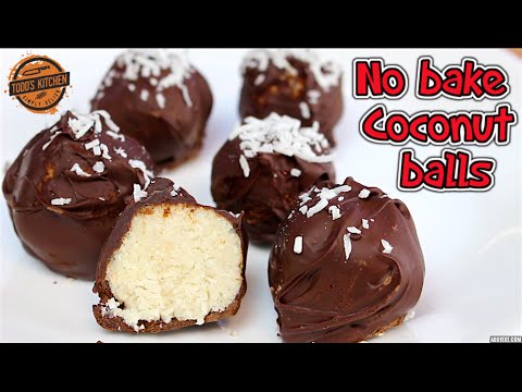 No bake Chocolate Coconut Balls - Easy vegan dessert recipe