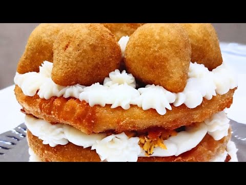Bora fazer um 🎂 bolo de coxinha 🍗😋 ? vai surpreender seus clientes