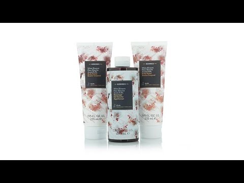 Korres White Blossom Body Trio