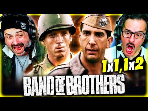 BAND OF BROTHERS 1x01 & 1x02 REACTION – THE PRODUCTION SCALE IS STAGGERING! – FIRST TIME WATCHING