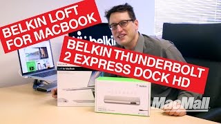 Video thumbnail for Belkin Thunderbolt 2 Express Dock HD with Cable | Belkin Loft for MacBook - MacMall by MacMall