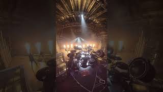 Sharing the stage with HELLOWEEN pure energy and metal magic.Here’s a glimpse from behind the kit.