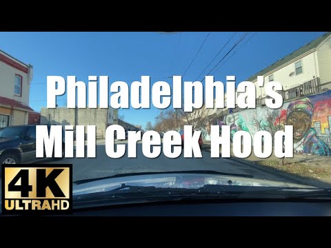 Driving Tour Philadelphia's Mill Creek Hood in 4K | West Side 49th & Westminster Ave (Narrated)