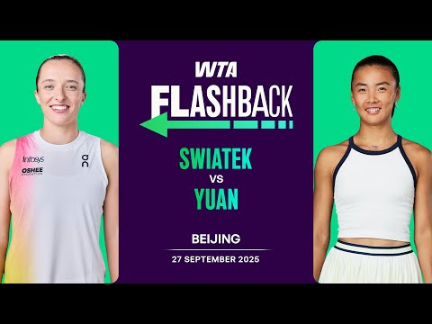 The last meeting of Swiatek vs. Yuan | 2025 Bejing Round 2 | WTA Match Highlights