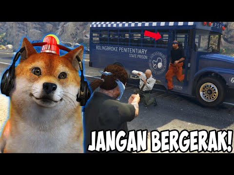 Obit Membantu Tahanan Kabur Dari Penjara!!! - GTA 5 Mod Indonesia #23