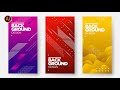 Colorful Abstract Background Design Adobe Illustrator Tutorial