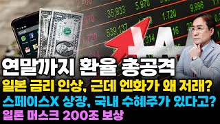 (경제한스푼) 연말까지 환율 총공격 / 일본 금리 인상.. 근데 엔화가 왜 저래? / 스페이스X 상장, 국내…