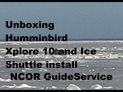 NCOR Unboxing Humminbird Xplore 10 and Install to Ice Shuttle #humminbird #xplore #keepitclean