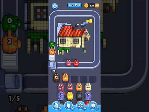 Pixel Flow Level 2543 Walkthrough