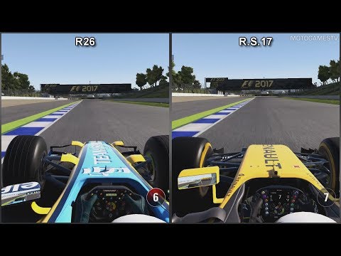 F1 2017 [XOne] - Renault R26 vs Renault R.S.17 at Catalunya