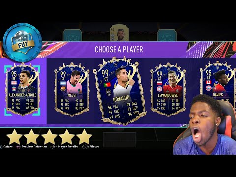 FIRST EVER FIFA 21 TOTY FUT DRAFT!! - FIFA 21 FUT DRAFT CHALLENGE