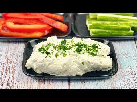 Brotaufstrich oder Dip dieser Parmesan Frischkäse Dip wird dich begeistern