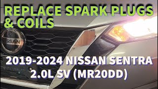 2019-2024 NISSAN SENTRA 2.0L,  Replace Spark Plugs and Ignition Coils
