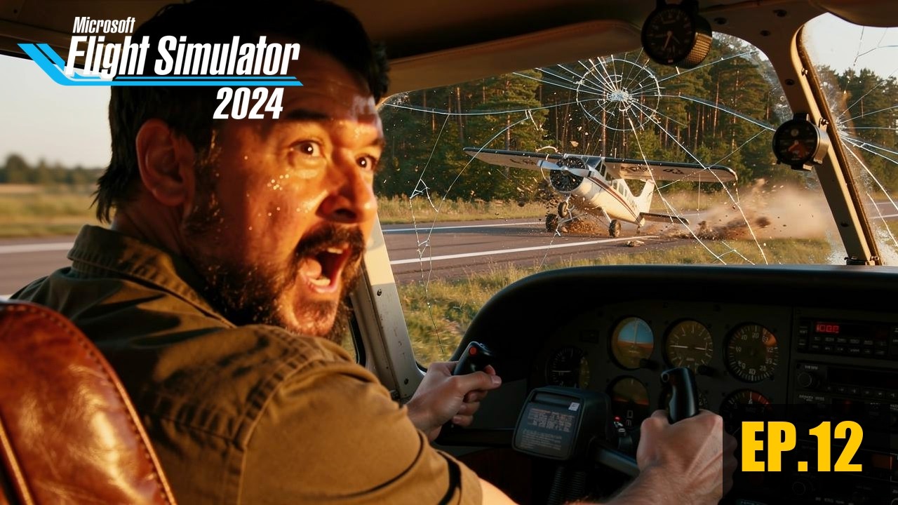 MICROSOFT FLIGHT SIMULATOR 2024 EP.12 "Casi me estrello contra los árboles aterrizando"