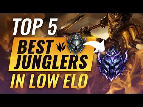 Top 5 BEST Junglers For Climbing Out Of Low Elo - League of Legends Season 9