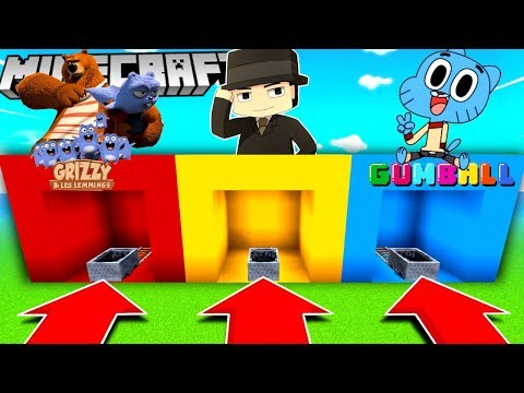 NIE WYBIERZ ZŁEGO WAGONIKA (GRIZZY I LEMINGI, DEALEREQ, GUMBALL) MATRUNER KICEK LUCY MINECRAFT