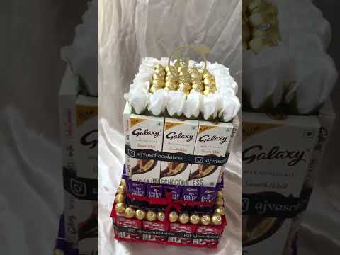 Chocolate tower✨/nikah tower/wedding tower/engagement tower #engagement #gift #chocolate #hamper