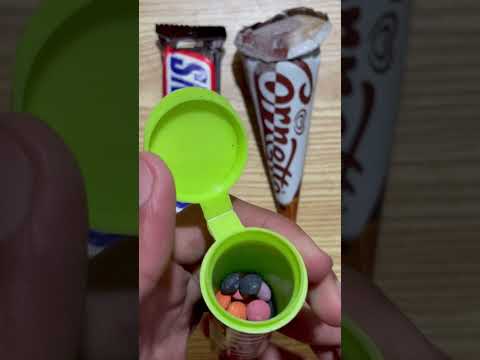 Corrneto cone and Snickers Chocolate #somelotsofcandiessweetland #chocolatebar #satisfying