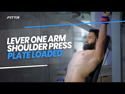 Lever One Arm Shoulder Press (plate loaded)