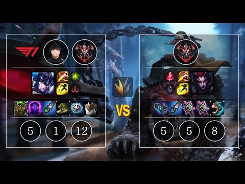 T1 Ellim Sejuani vs Elise Jungle - KR GrandMaster Patch 10.11