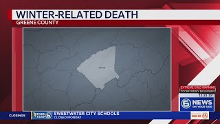 Winter-related death reported in Greene County