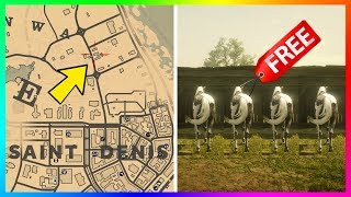If You Go To This Location In Red Dead Redemption 2 You Can Get UNLIMITED RARE HORSES FOR FREE!