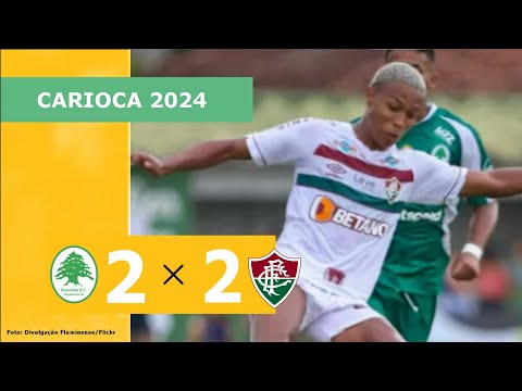 Boavista 2 X 2 Fluminense _ CAMPEONATO CARIOCA 2024; Veja os Gols