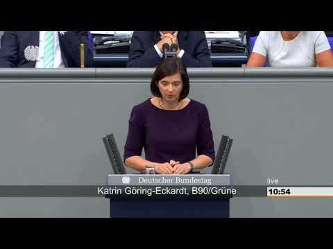 Bundestag * Haushaltsdebatte * Katrin Göring Eckhardt B90/Grüne * 12.09.2018