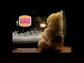 Christmas Burger King Crayola Bears Plush Fast Food Commercial December 1986