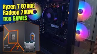 Testando o Ryzen 7 8700G com Radeon 780M nos Games em Single Channel