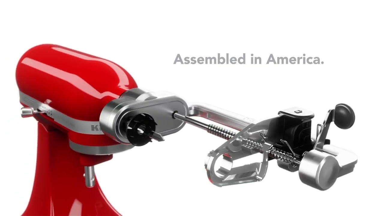 Настільний міксер KitchenAid Artisan 3.3 л (Карамельне яблуко) 5KSM3311XECA video preview