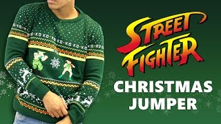 Street Fighter 'Guile Vs Cammy' Christmas Jumper - Official Merchandise