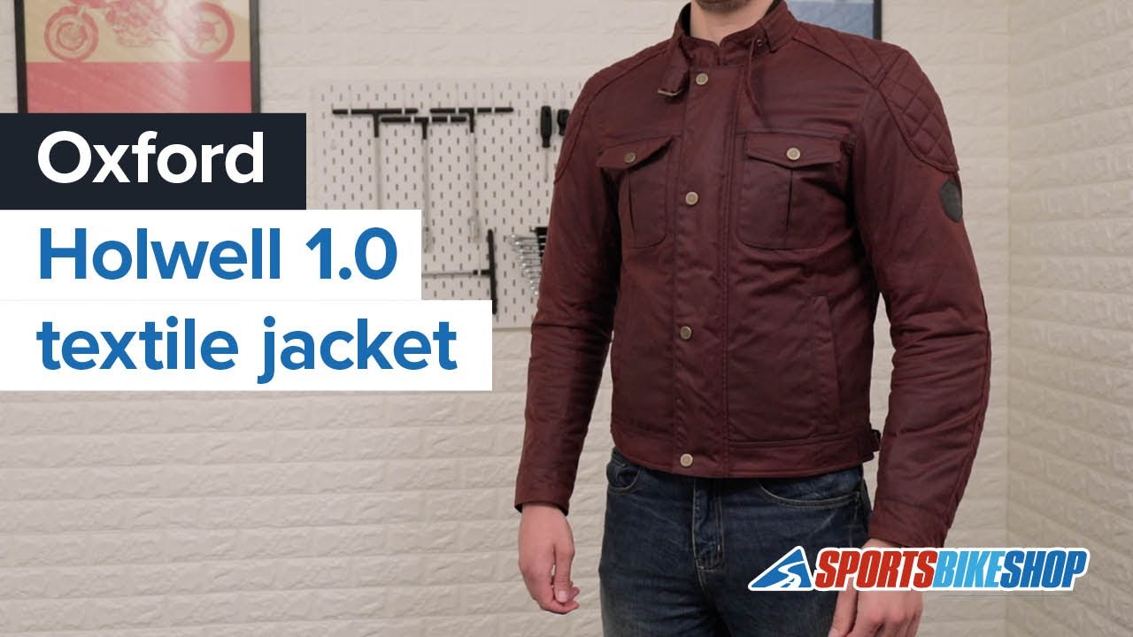 Oxford Holwell 1.0 Wax Textile Jacket - Red Video
