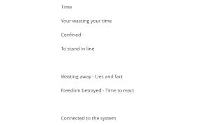 Allegiance   Time To React Şarkı Sözü