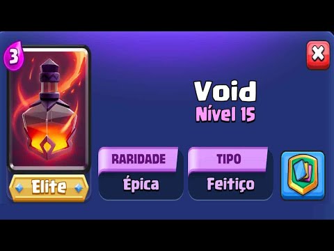 VAI QUEBRAR O META! USEI A NOVA CARTA FEITIÇO *VOID* NO CLASH ROYALE