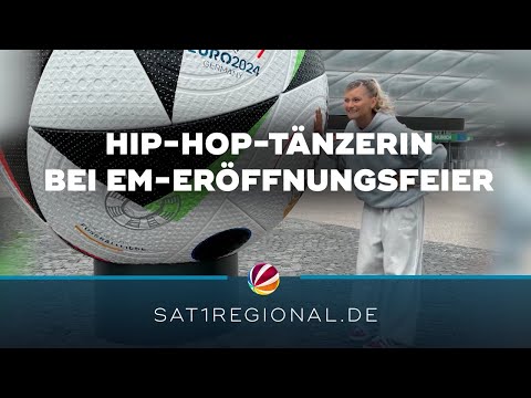 Tänzerin Anna-Lena aus Osnabrück tanzte zur EM-Eröffnungsfeier
