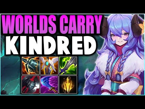 The Worlds Carry Kindred Build Is A Late Game Carry God! (Korean Kindred Build!) - League Of Legends